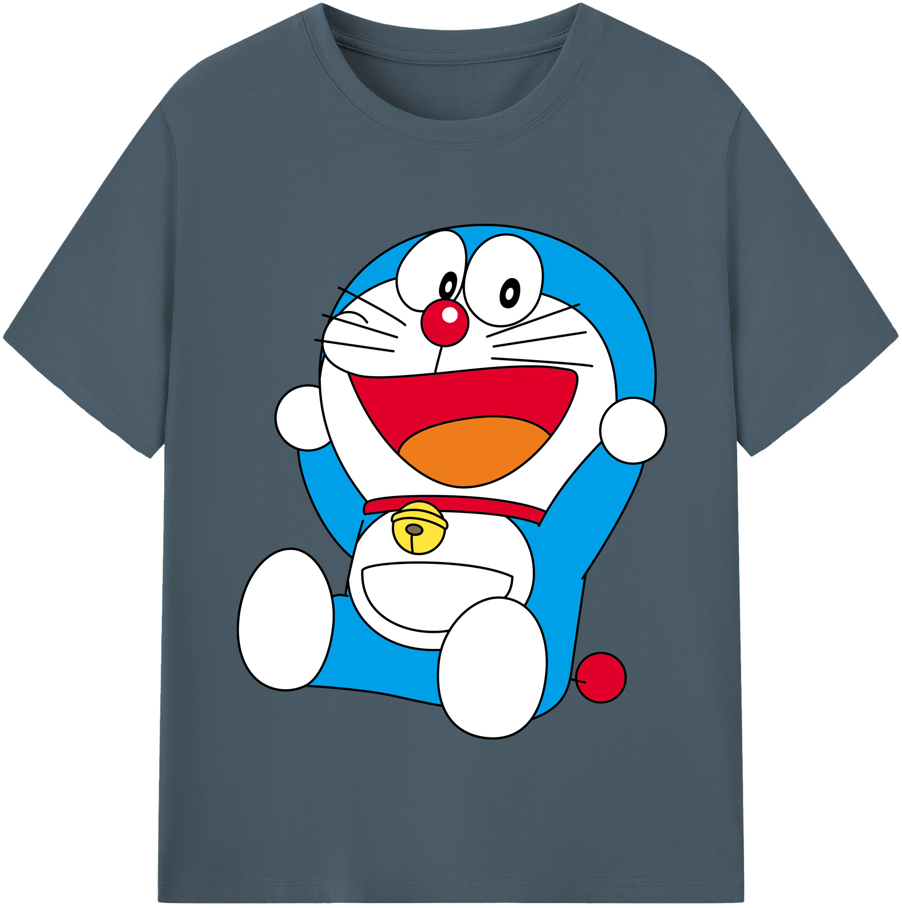 （画像用） ドラえもん Doraemon 綿100％半袖Tシャツ（フロントプリント）